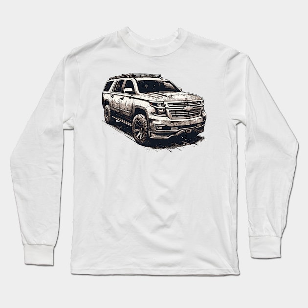 Chevrolet Suburban Long Sleeve T-Shirt by Vehicles-Art